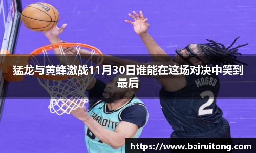 猛龙与黄蜂激战11月30日谁能在这场对决中笑到最后