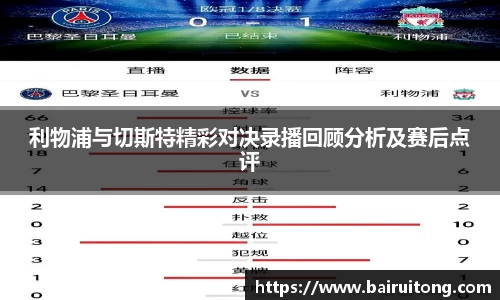 利物浦与切斯特精彩对决录播回顾分析及赛后点评